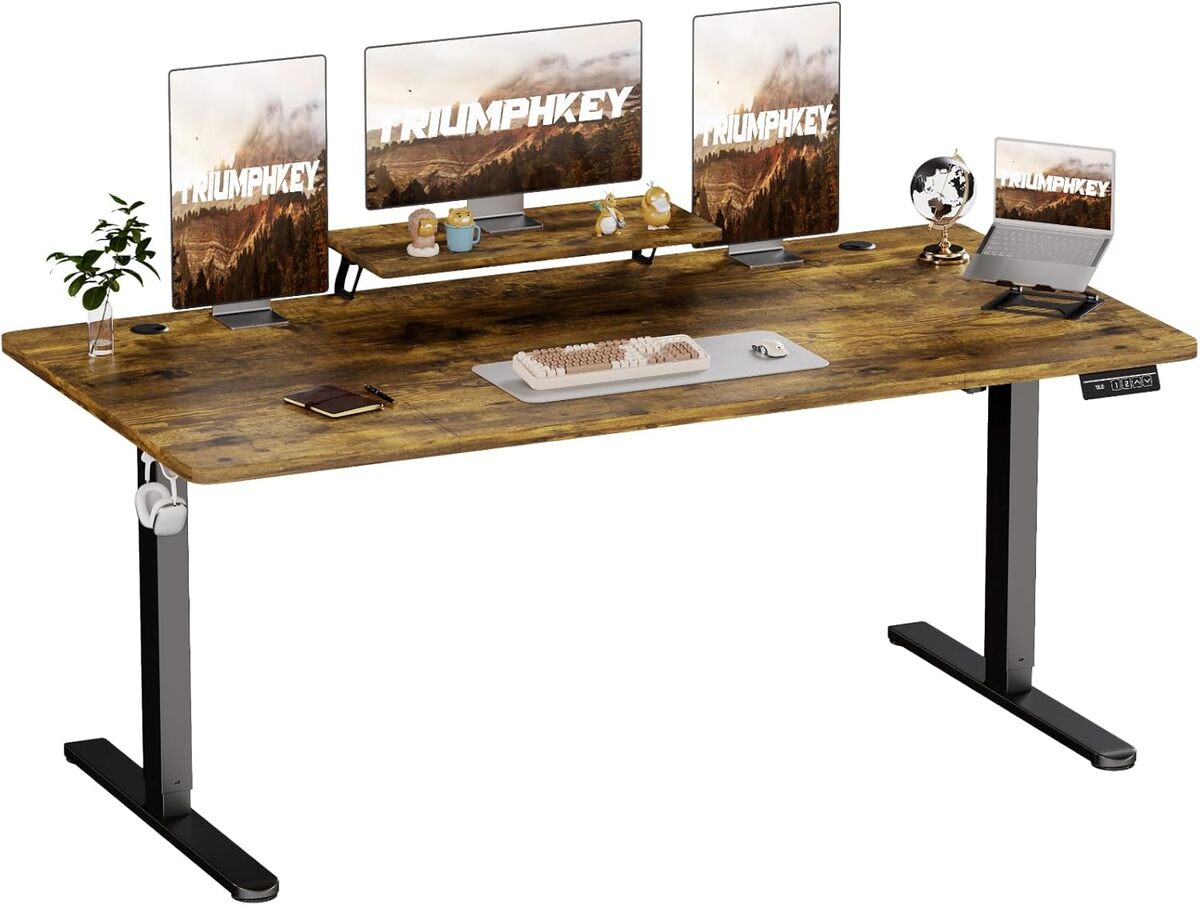 Test du bureau ajustable Triumphkey : espace de travail surélevé et pratique