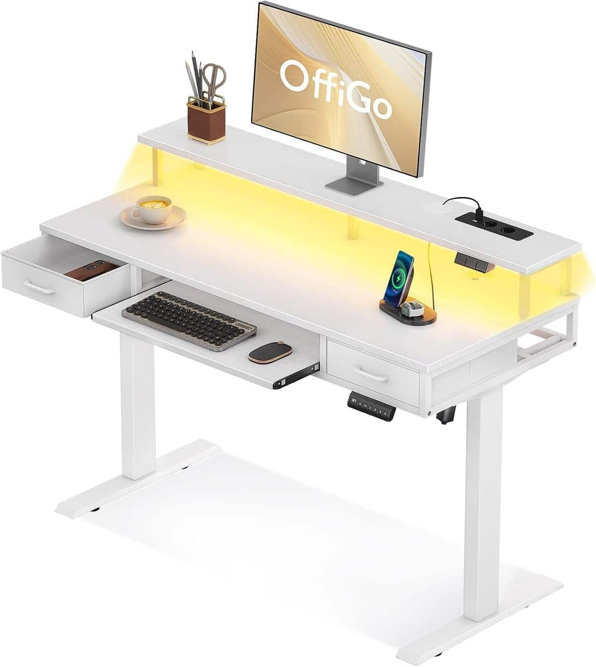 Test du bureau assis-debout OffiGo : performance et design étudiés