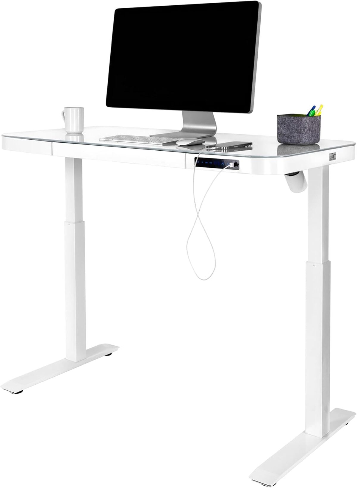 Test : table électrique Seville Classics réglable, blanche et pratique