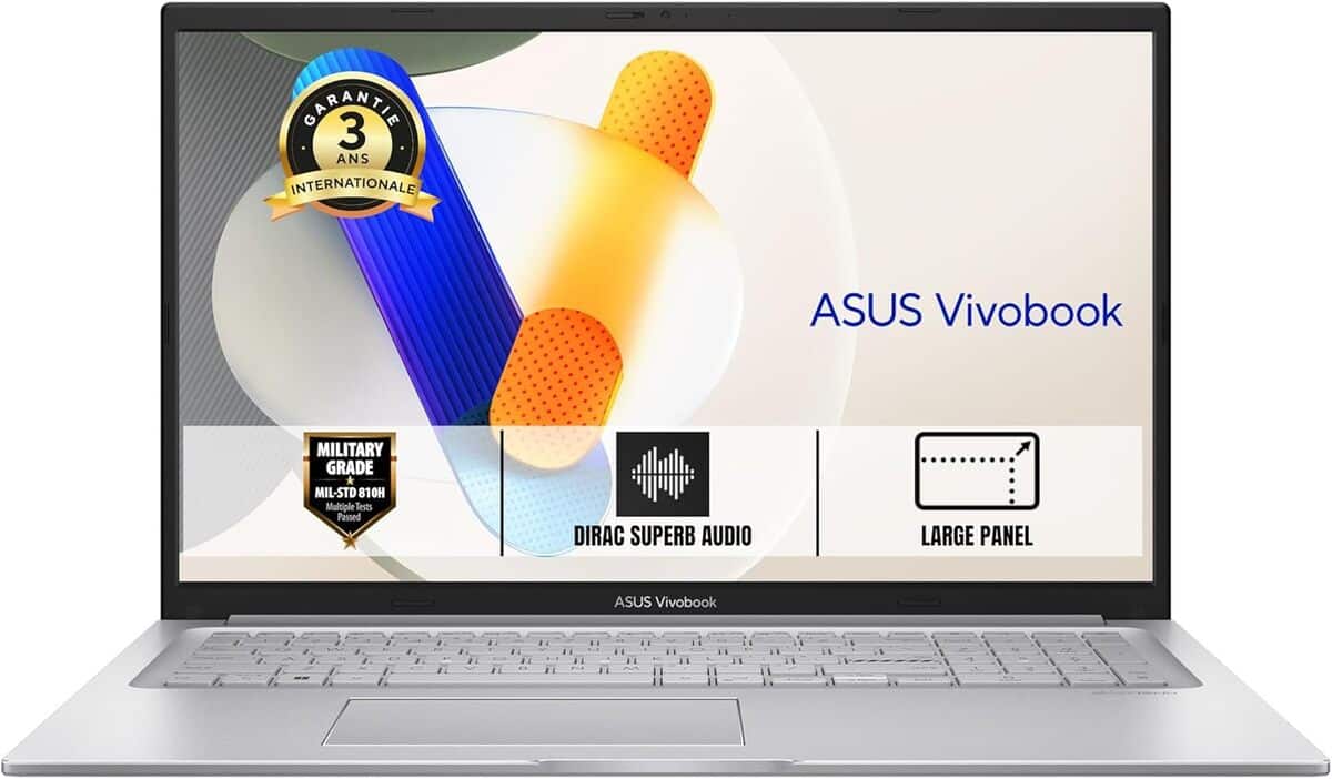Test ASUS Vivobook 17 : performance et élégance au quotidien