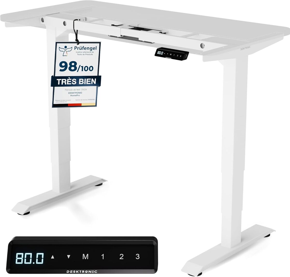 Test du bureau ajustable Desktronic : confort et innovation