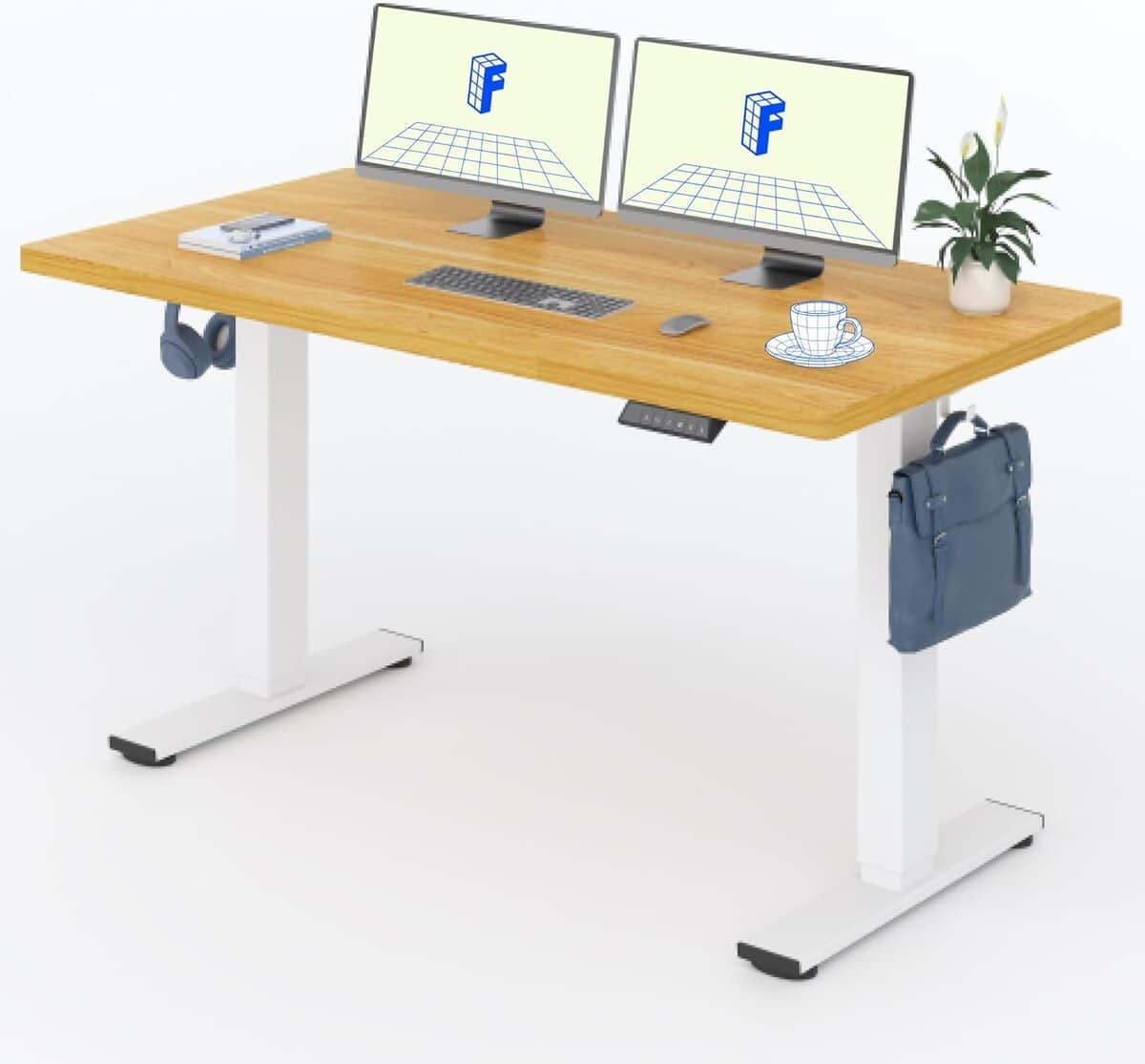 Test du bureau FLEXISPOT EG1 : assis debout électrique 2 étages