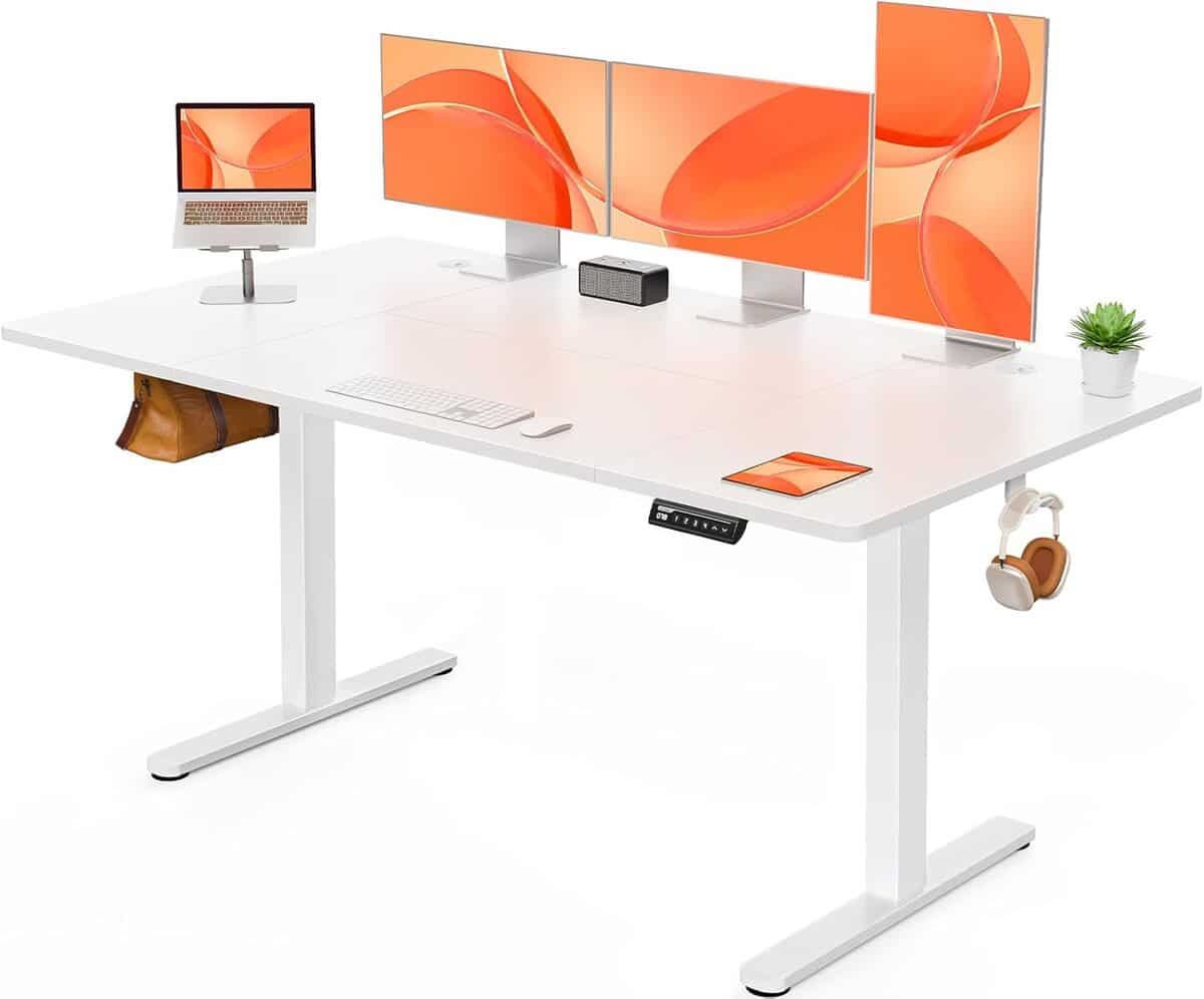 Test : erGear Bureau assis-debout électrique 160x80 cm, intelligent et ajustable