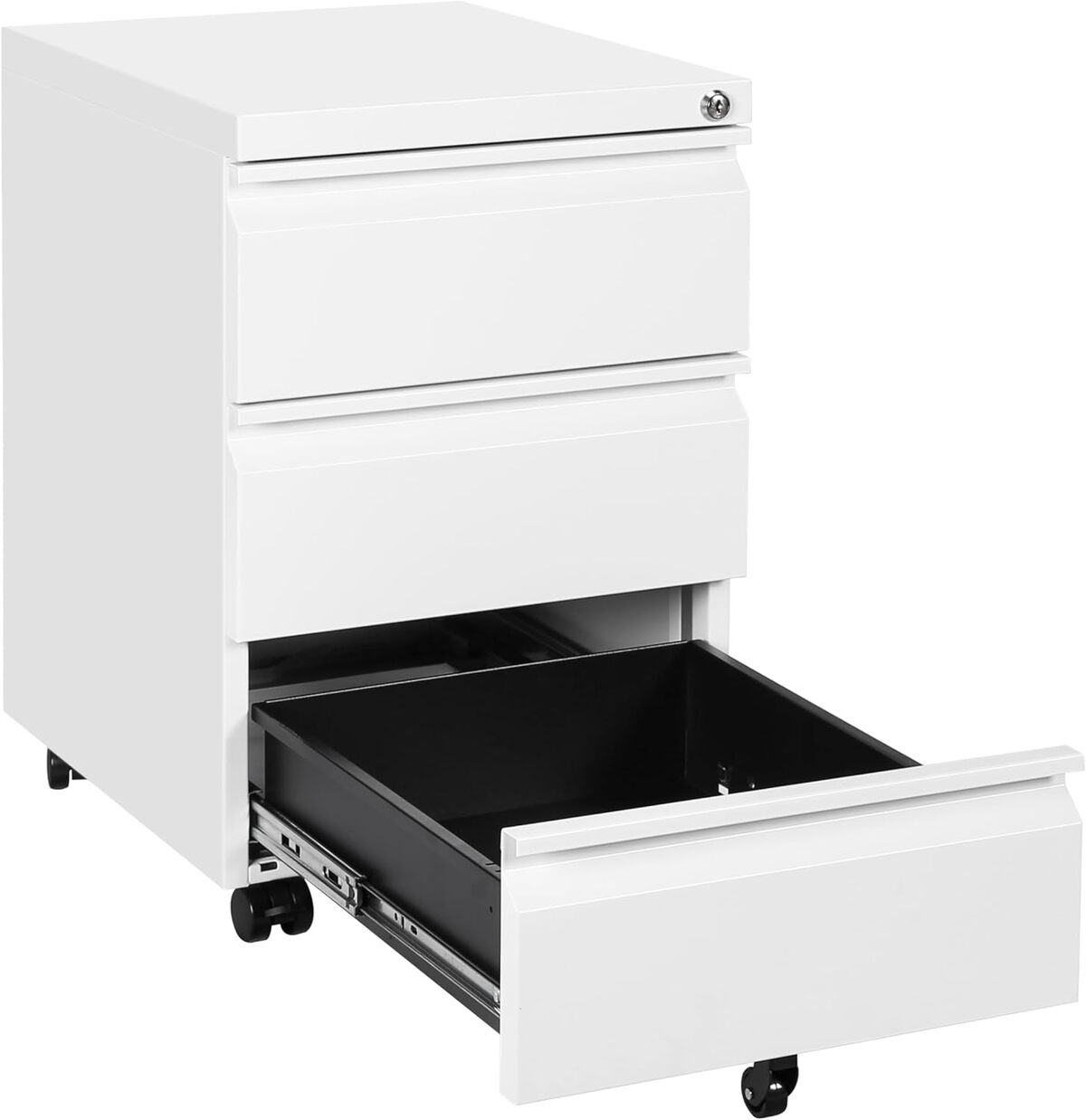 Test : caisson de bureau mobile LVSTEEL à roulettes et serrure