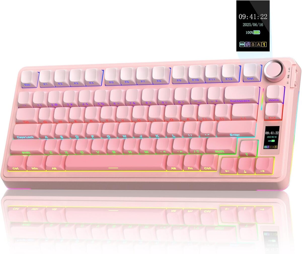 Test clavier gamer AULA S75 PRO : mécanique sans fil et rétroéclairage RVB