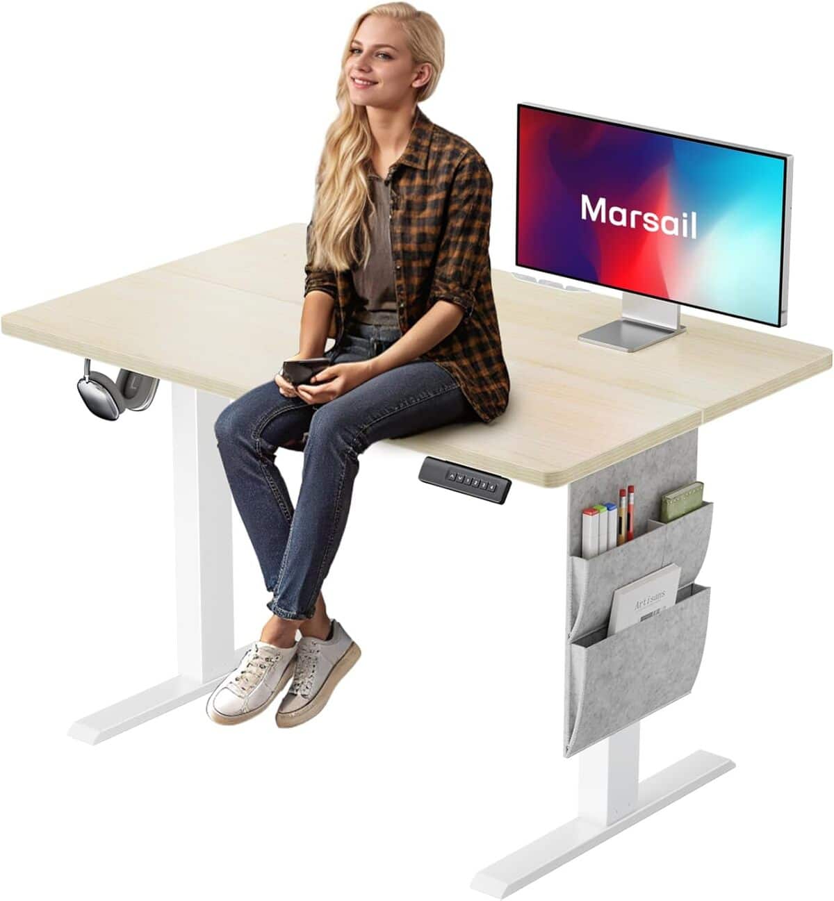 Test du bureau debout électrique Marsail 101, 6 x 61 cm