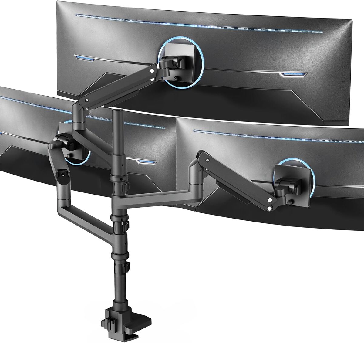 Test du support de bureau Vivo STAND-V300D : robustesse et espace maximal
