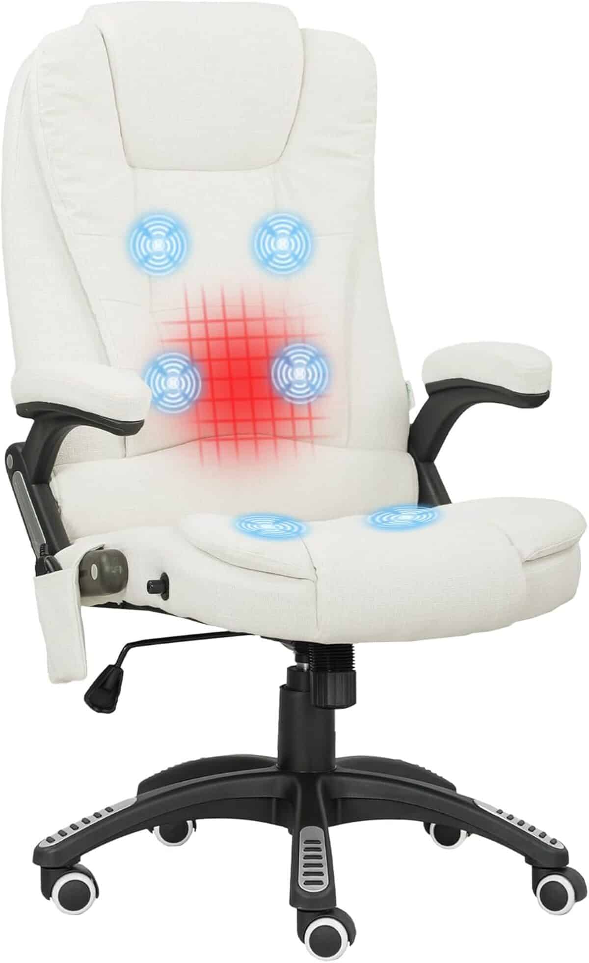 Test : fauteuil de direction ergonomique Vinsetto avec massage et chaleur