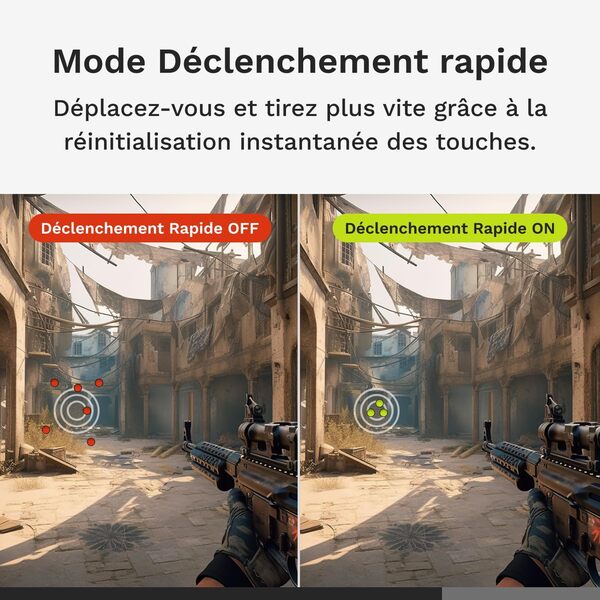 Glorious Gaming GMMK 3 Pro HE : Clavier Gaming sans Fil réactif, Effet Hall, Corps alu, taux de Polling 8K, switches MX et HE (Hot Swap), Activation Ajustable, TKL 75%, française AZERTY - Noir