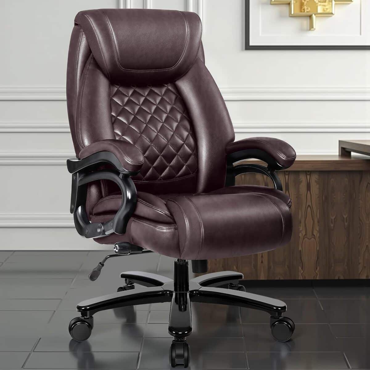 Test chaise de bureau ergonomique ChaCool cuir PU
