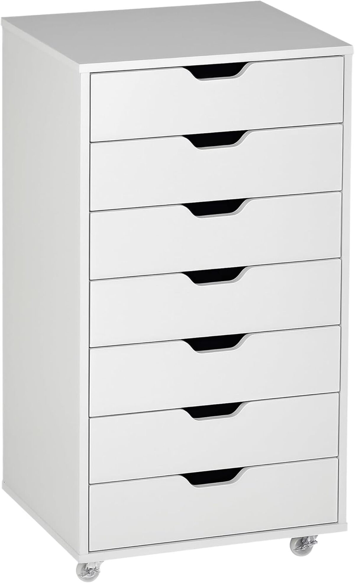 Test du caisson bureau Vinsetto Blanc : 7 tiroirs malins