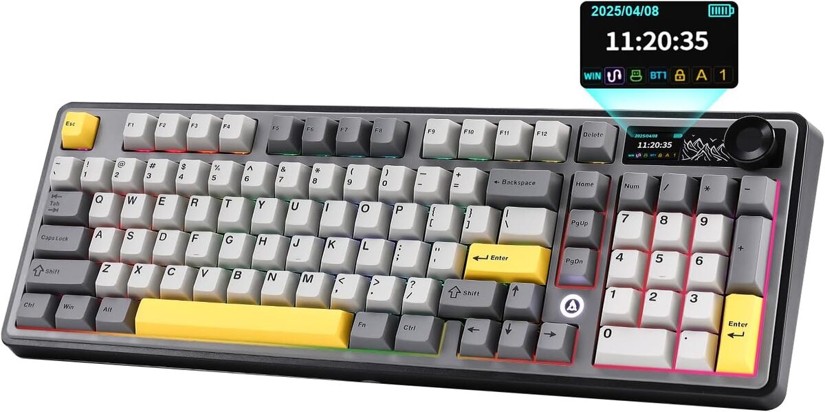 Test du clavier mécanique MIKIBY AJAZZ AK980 : efficacité trimode et écran intelligent