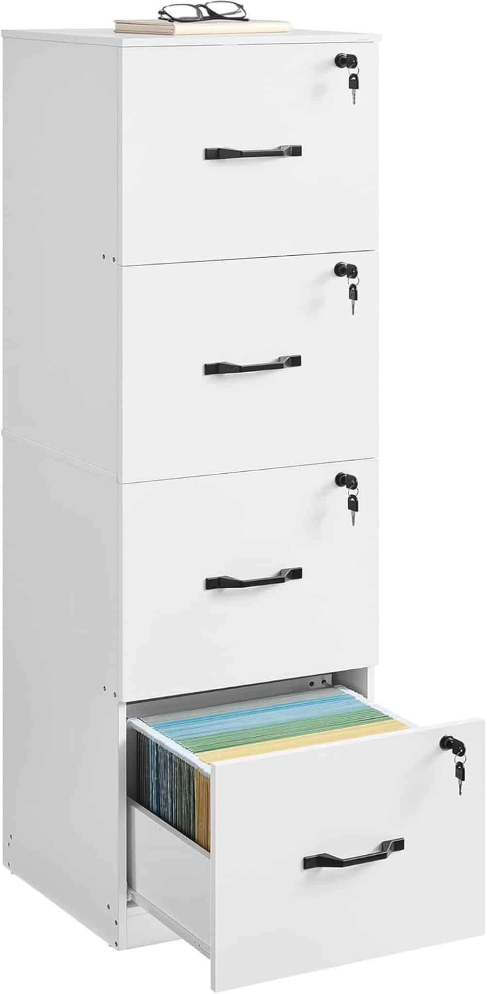 Test du meuble de bureau VASAGLE OFC082W02 : rangement polyvalent et design