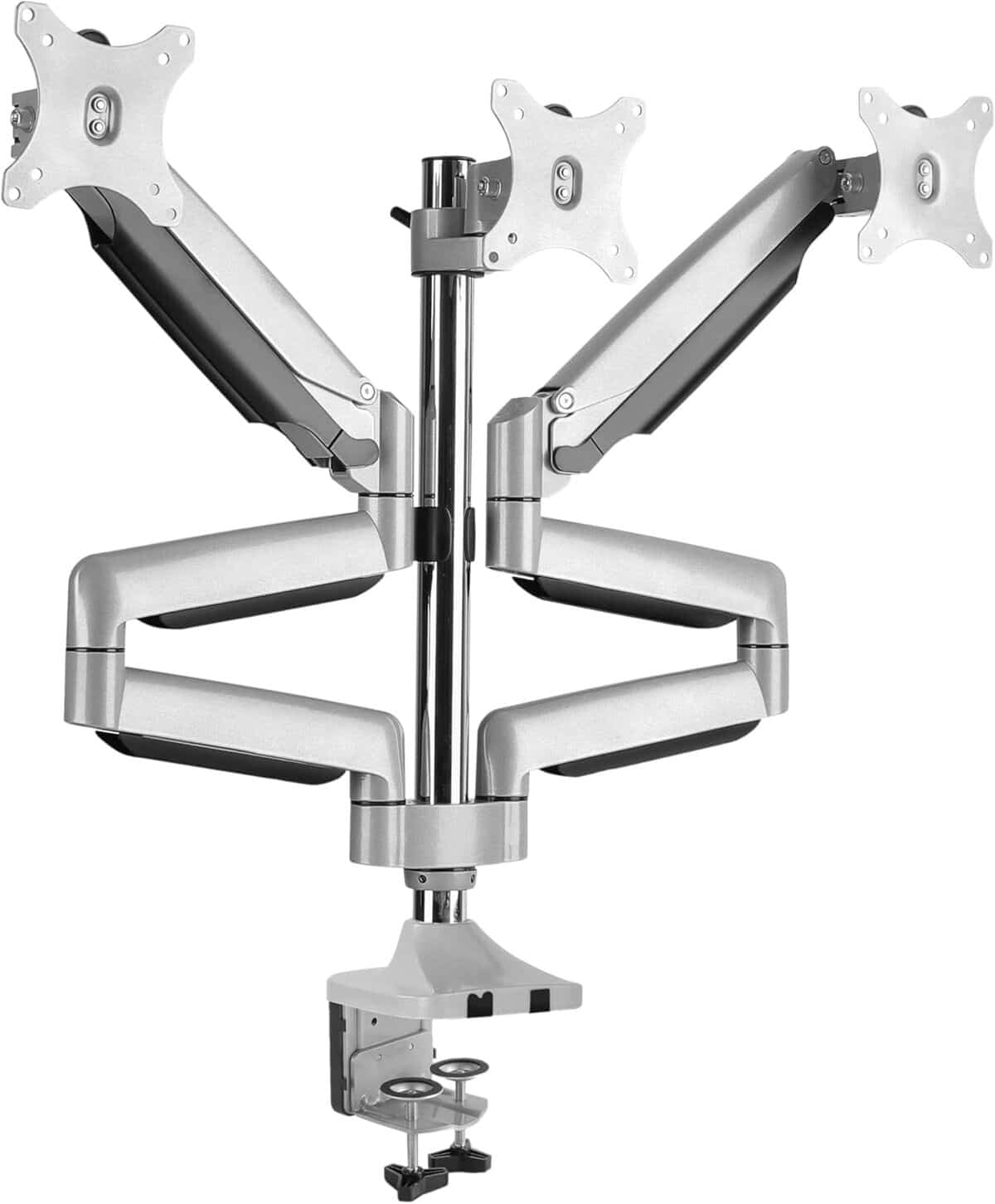 Test du support triple écran PC Ricoo TS9911 orientable et inclinable