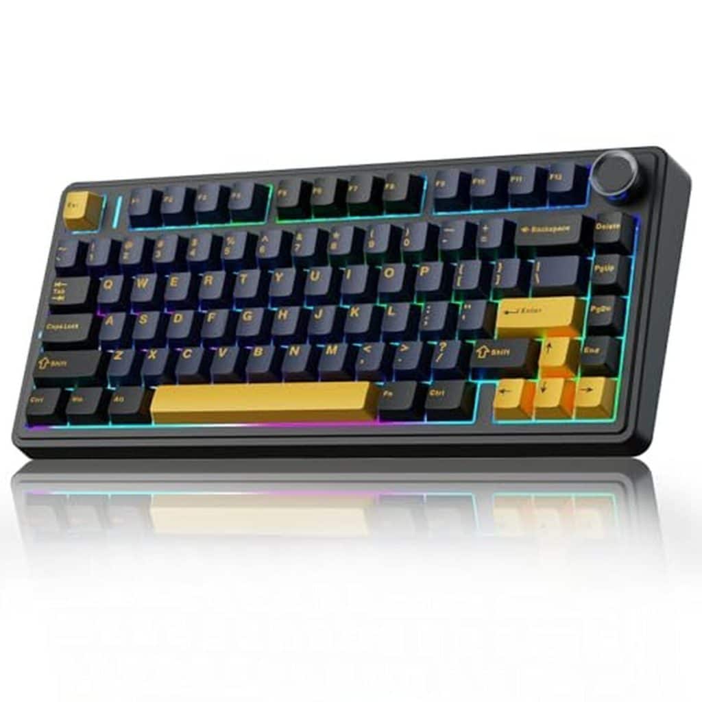 Test : clavier mécanique sans fil AULA F75, personnalisable pour gamers