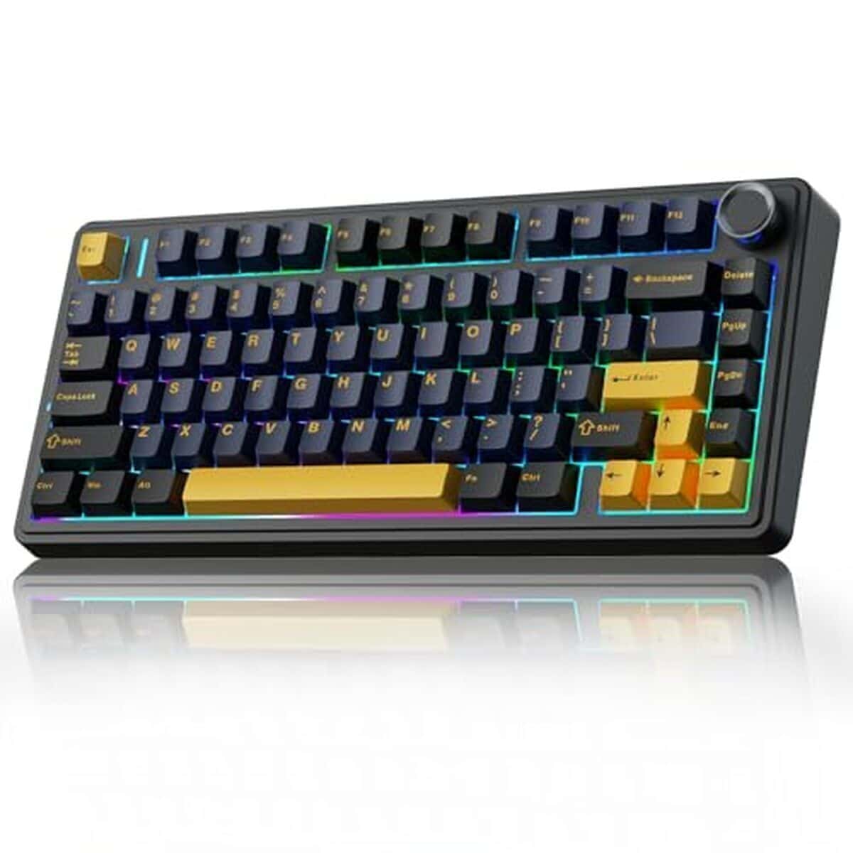 Test : clavier mécanique sans fil AULA F75, personnalisable pour gamers
