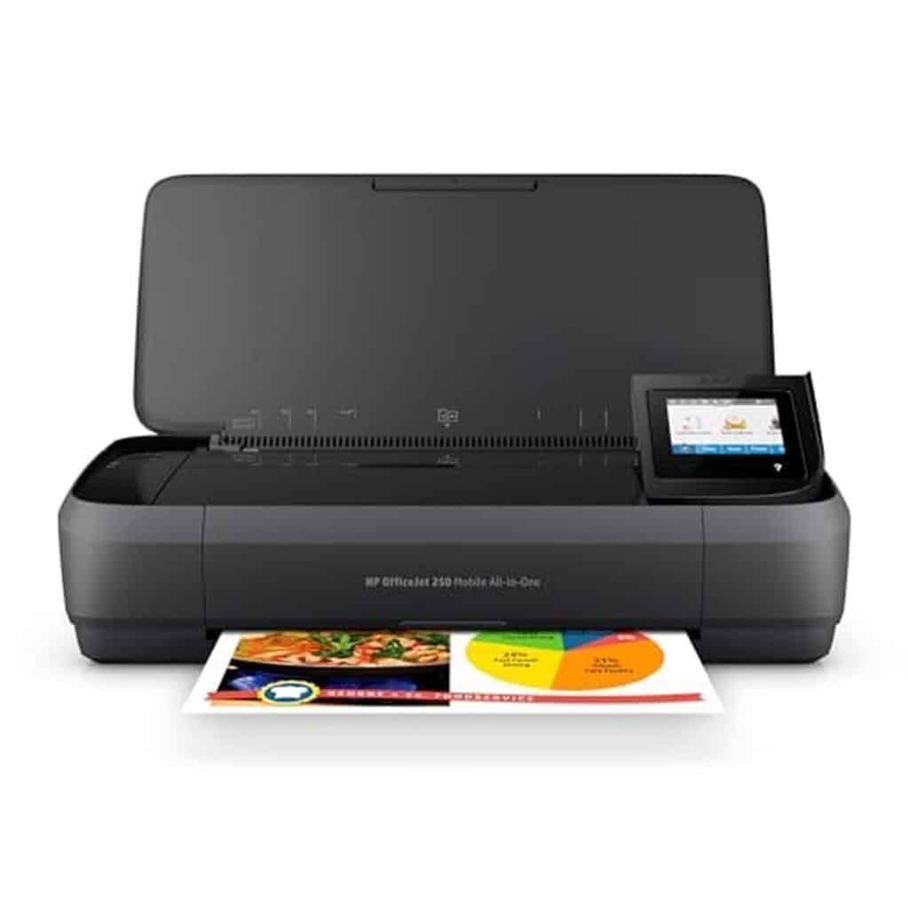Test de l'imprimante mobile HP OfficeJet 250 WiFi noir