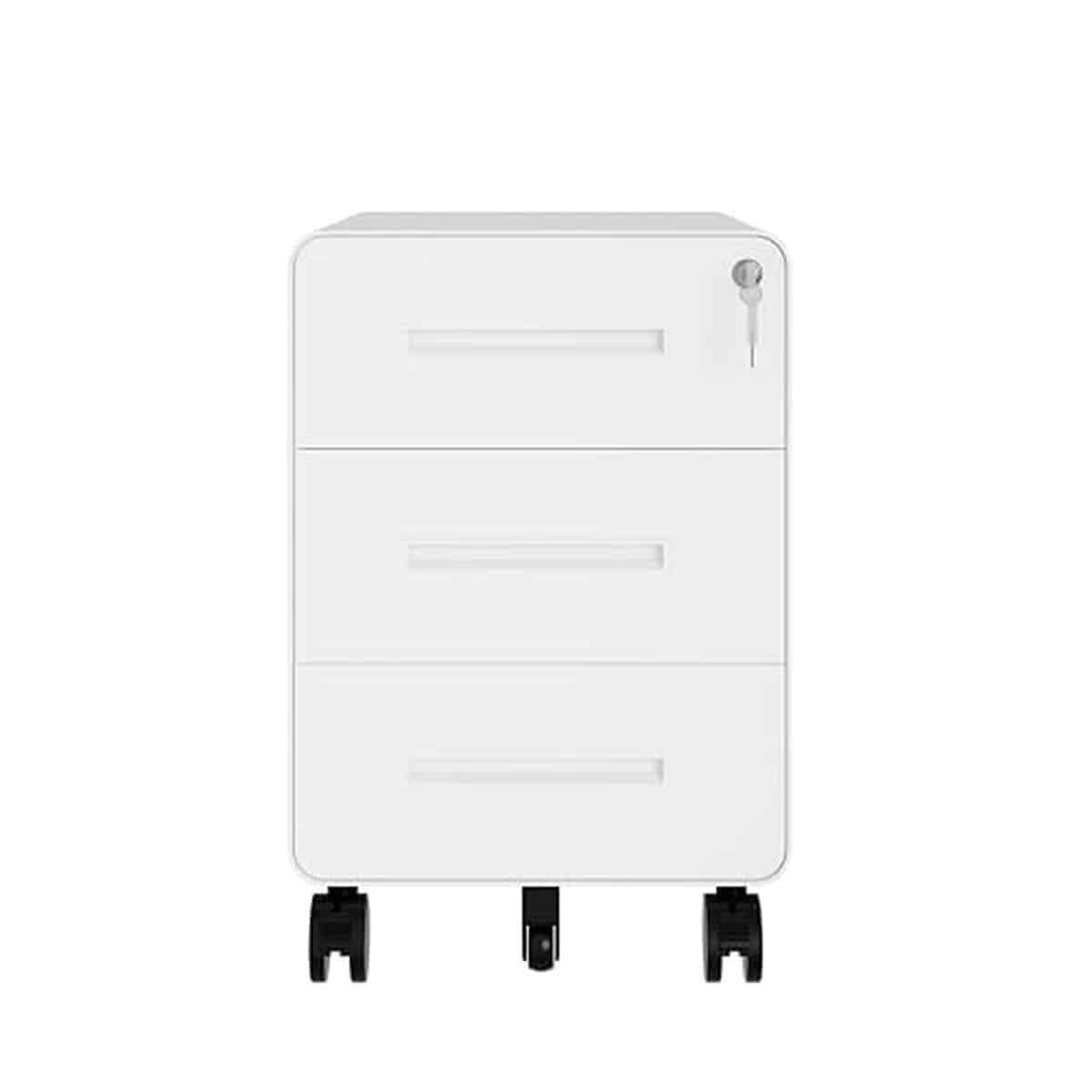 Test du caisson à roulettes Bisley EasyRoll 3 tiroirs blanc