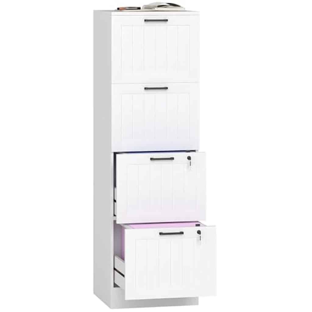 Test du caisson HOMCOM 4 tiroirs avec serrures