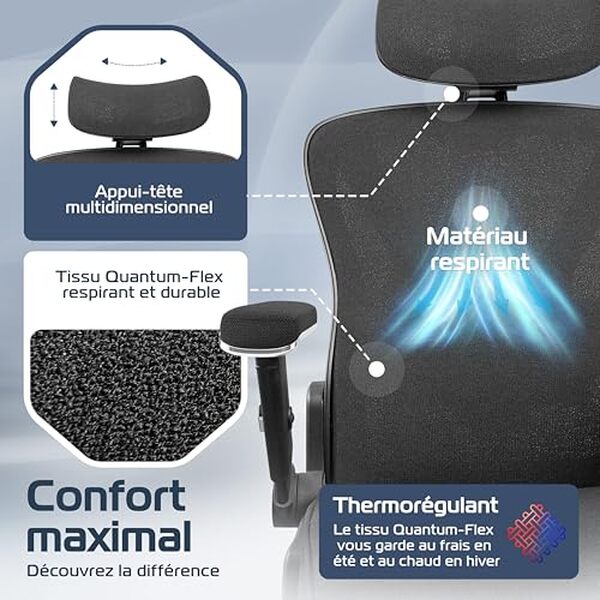 Explorez notre analyse détaillée de la chaise de bureau CLOUVOU PowerSeat. Confort, design et ergonomie : tout ce que vous devez savoir pour améliorer votre espace de travail.
