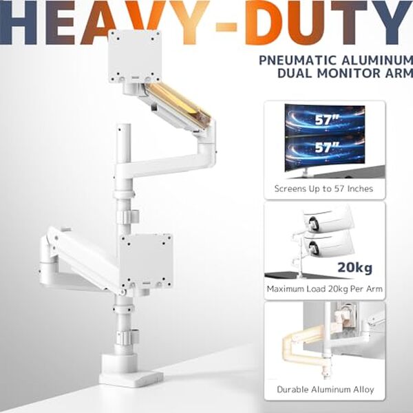 Découvrez notre critique détaillée du support écran PC 2 écrans Putorsen : un compagnon idéal pour votre espace de travail, alliant praticité, robustesse et design optimisé.