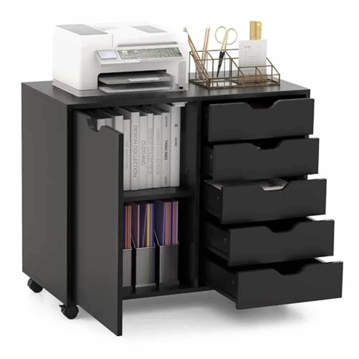 Test de l'armoire KOMFOTTEU 5 tiroirs, pratique et mobile