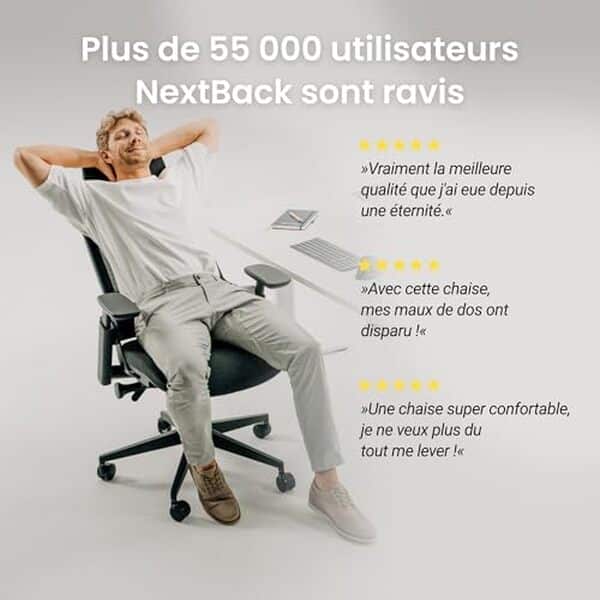 Découvrez comment la chaise ergonomique Ergotopia NextBack peut vous aider à lutter contre les maux de dos grâce à son design révolutionnaire et ses fonctionnalités avancées pour un confort optimal au travail.
