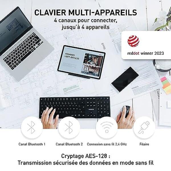 Découvrez le clavier Cherry KW X ULP : une solution mécanique, ultra-plate et polyvalente idéale pour améliorer votre expérience de frappe.