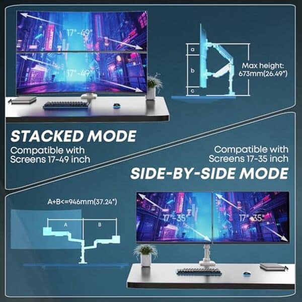 Découvrez comment le support double moniteur Putorsen allie stabilité et flexibilité pour optimiser votre espace de travail et améliorer votre confort.