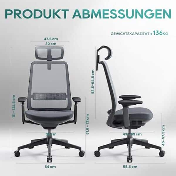 Découvrez notre test détaillé de la chaise Colamy ergonomique avec support lombaire et accoudoirs 4D : confort, design et fonctionnalité au rendez-vous pour améliorer votre posture au travail.