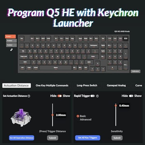 Découvrez le test du keychron Q5 HE, un clavier de jeu sans fil avec déclenchement rapide pour une performance optimale, conçu pour les gamers exigeants.