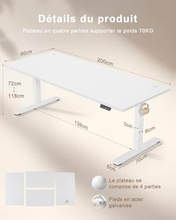 Découvrez notre analyse complète du bureau réglable Triumphkey : un meuble alliant performance et ergonomie pour améliorer votre espace de travail tout en préservant votre santé.