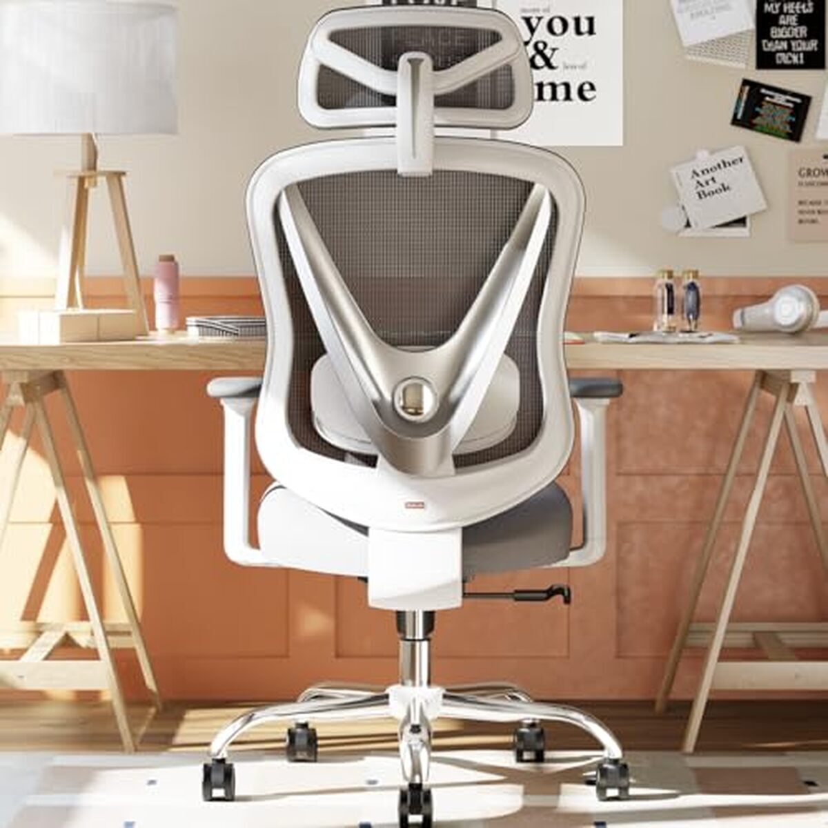 Test : chaise de bureau ergonomique HOLLUDLE avec support lombaire 3D