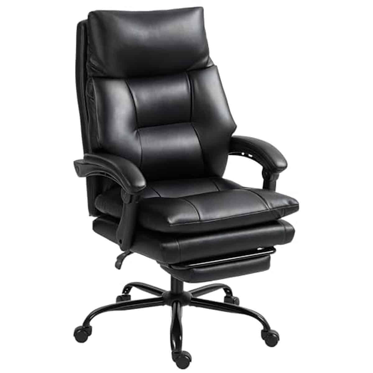 Test du fauteuil de direction HOMCOM : ergonomie et confort en cuir PU